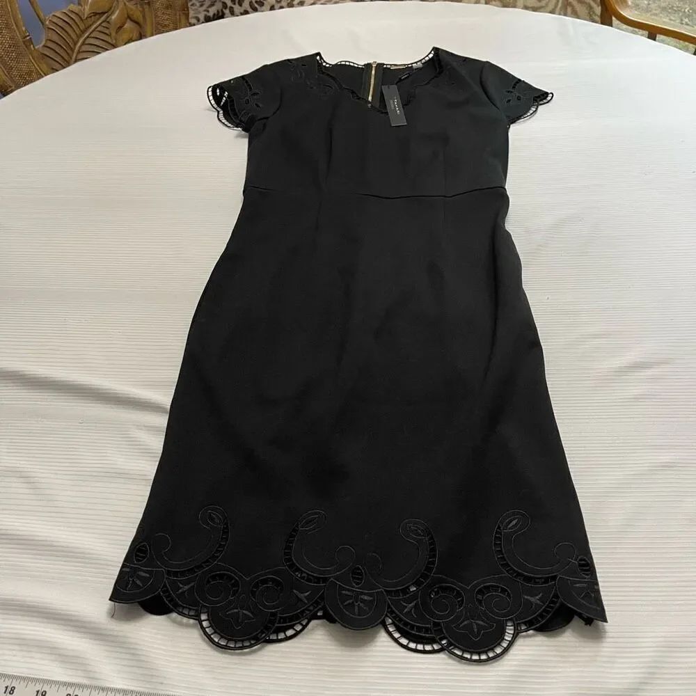 NWT Tahari Women’s Black Cut Out Dress Size 2 New